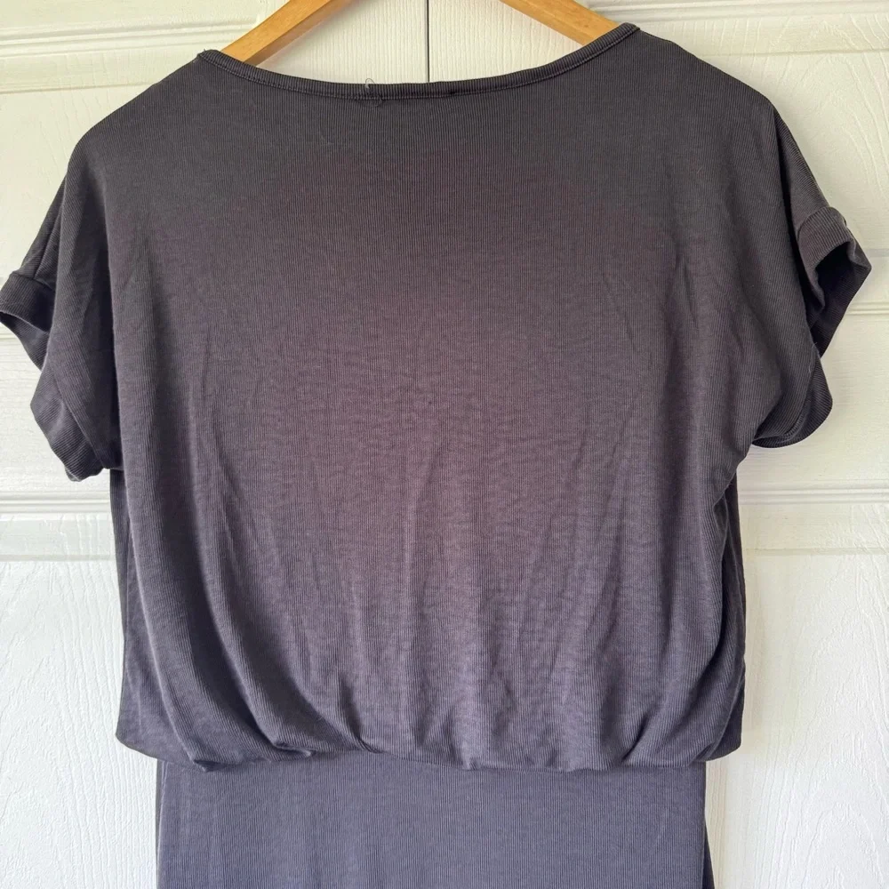 Downeast Knit Shift Dress – Charcoal Gray – Size XS